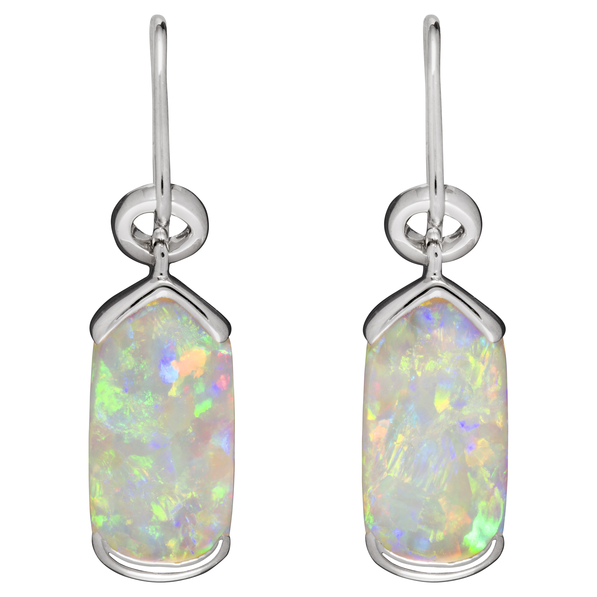 Share more than 166 white opal earrings super hot - seven.edu.vn